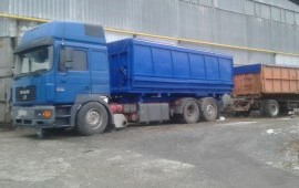 Зерновоз с прицепом