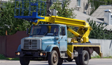 Услуги, аренда автовышка.