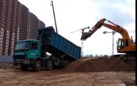 Самосвал аренда. Песок, щебень, земля плодородная