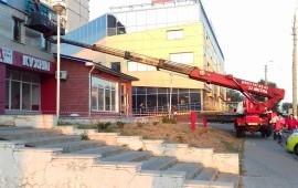 Услуги, аренда автовышки 18.24.28.32 метра.