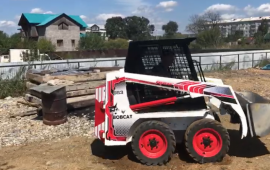 Мини-погрузчик Bobcat 553 аренда, услуги