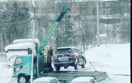 Манипулятор- эвакуатор. Перевозка.