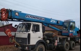Услуги автокрана 25т. 21м.