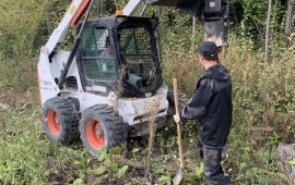 Ямобур мини погрузчик Bobcat аренда