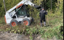 Ямобур мини погрузчик Bobcat аренда