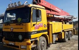 Аренда автобетононасосов от22м до38м. Бетононасос.