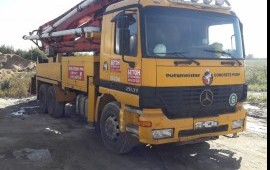 Аренда автобетононасосов от22м до38м. Бетононасос.