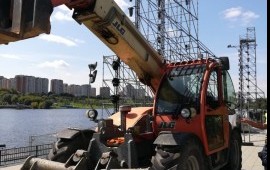 Аренда телескопического погрузчика