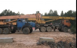Услуги автокранов. Аренда автокрана.