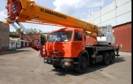 Автокраны 25 тн. аренда, услуги.