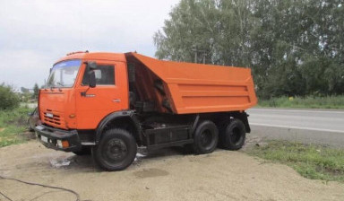 Услуги самосвала 13т. Щебень. песок. чернозём.