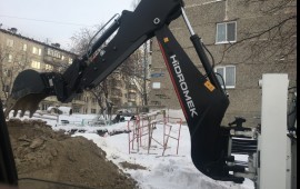 Аренда экскаватор-погрузчик
