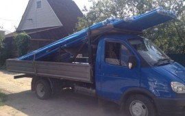 Грузоперевозки на открытых газелях(груз 6 метров)