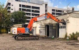 Аренда экскаватора, услуги спецтехники.