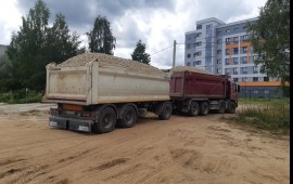 Песок ( строительный, карьерный, намывной) щебень