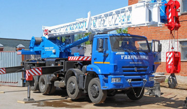 Аренда автокрана «Галичанин» КС-55729-1В на шасси