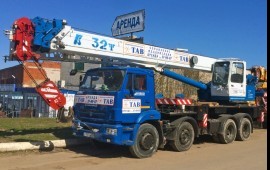 Аренда автокрана «Галичанин» КС-55729-1В на шасси