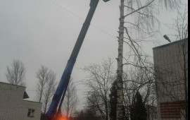 Услуги, аренда автовышки.