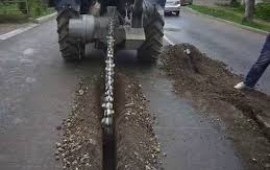 Трактор грунторез