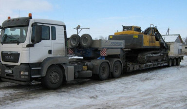 Аренда трала 40, 50, 100 тонн перевозки негабарита