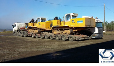 Аренда трала 40, 50, 100 тонн перевозки негабарита