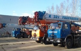 Услуги автокрана 25, 32, 50, 70, 120 тонн