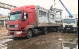 Длинномер бортовой, шаланда грузоперевозки.
