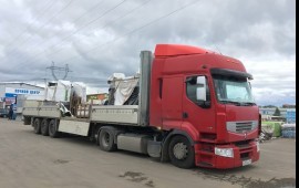 Длинномер бортовой, шаланда грузоперевозки.