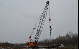 Услуги гусеничного Крана 100 т Hitachi KH 500