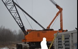 Услуги гусеничного Крана 100 т Hitachi KH 500