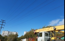 Автокран на базе маза