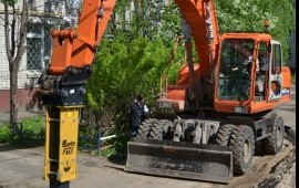 Экскаваторы с гидромолотом в аренду