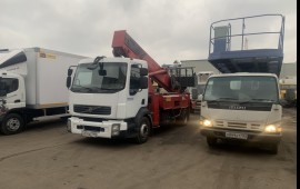 Аренда автовышки Площадка 2\4 м. высота 18-22-32 м