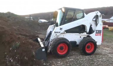 Аренда bobcat мини-погрузчик. Вилы, щетка