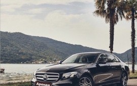 Аренда с водителем Mercedes e-class w213