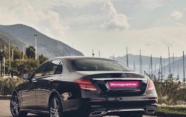 Аренда с водителем Mercedes e-class w213