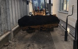 Услуги компактного фронтального погрузчика