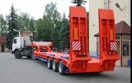 Тралы от 20 до 80 тонн перевозка негабарита