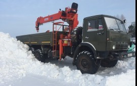 Услуги манипулятора/ вышки Камаз на базе вездехода