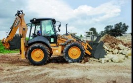 Услуги экскаватора-погрузчика JCB