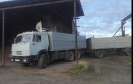Грузоперевозки, КамАЗ бортовой с прицепом