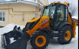 Услуги экскаватора погрузчика JCB 3CX Уборка снега
