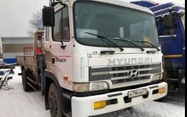 Кран- Манипулятор на базе автомобиля Hyundai Gold