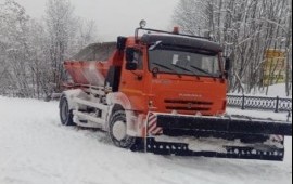 Механизированная уборка, КДМ, песко- соляная смесь в Оленегорске