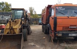 Услиги спецтехники КамАЗ самосвал и фронтальник
