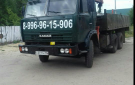 Аренда и Услуги крана манипулятора на базе Камаз