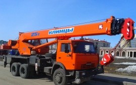 Аренда услуги автокрана от 25 до 200 тонн