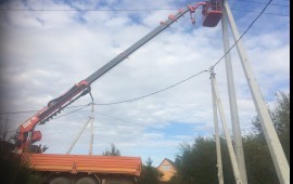 Кран манипулятор 7,2т, автовышка 23м