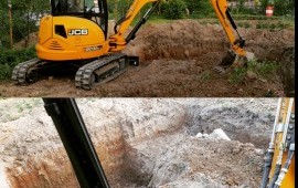 Мини Экскаватор JCB аренда.