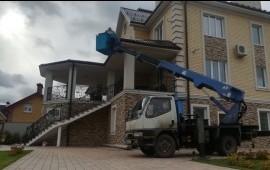 Аренда автовышки. Заказать вышку.